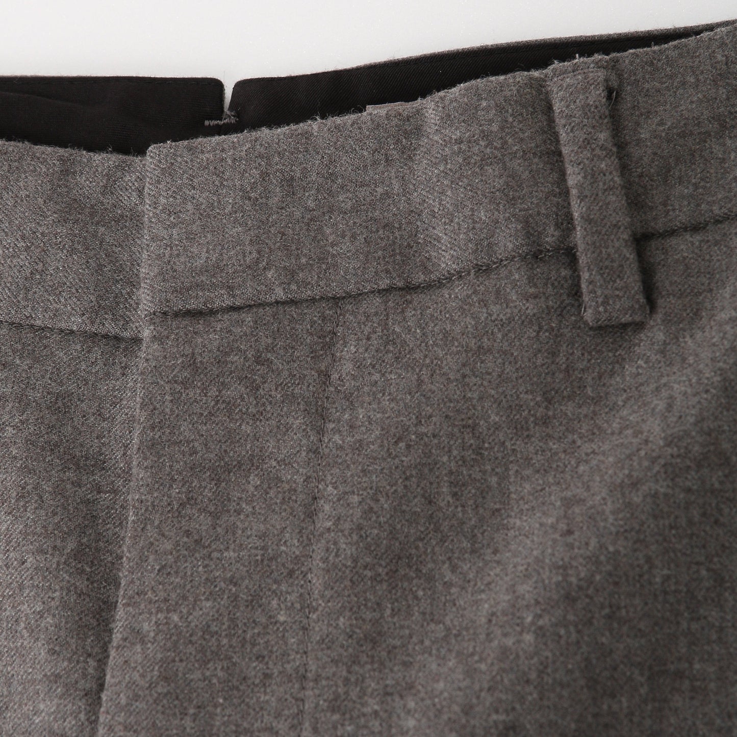 FINE WOOL FLANNEL TROUSERS