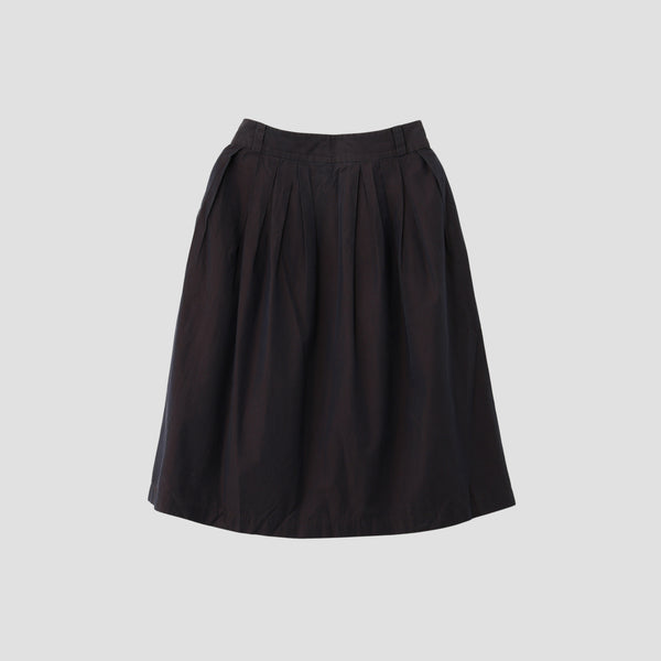 FINE COTTON CHAMBRAY SKIRT