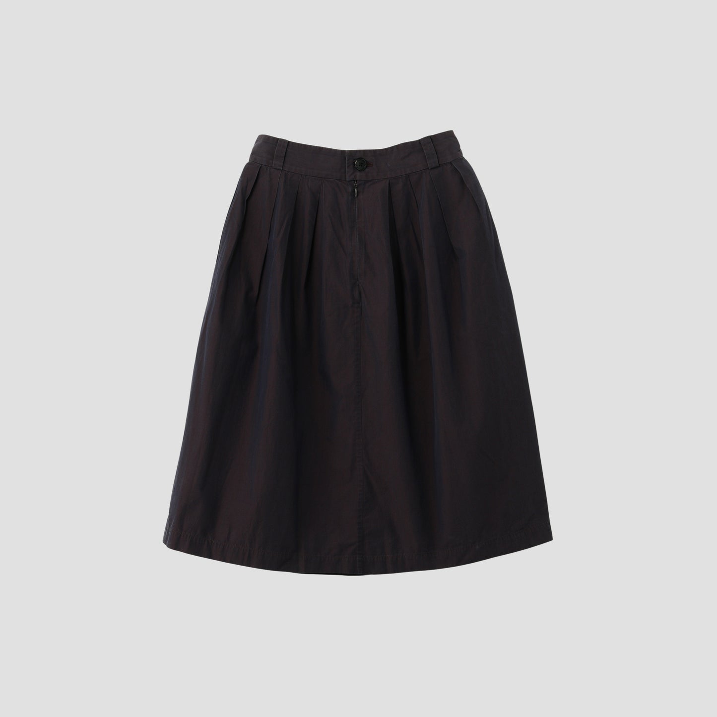 FINE COTTON CHAMBRAY SKIRT