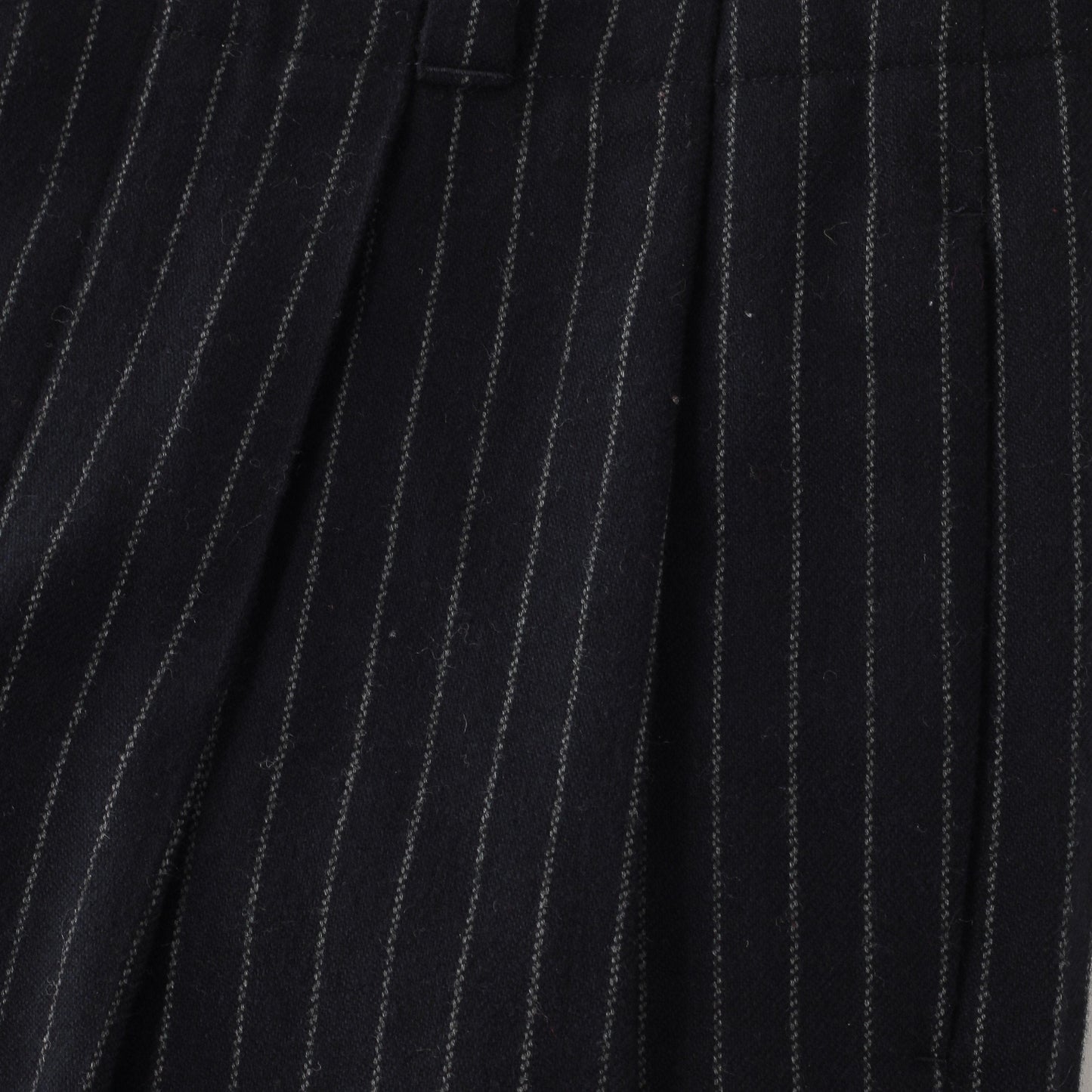 BROKEN STRIPE WOOL TROUSERS