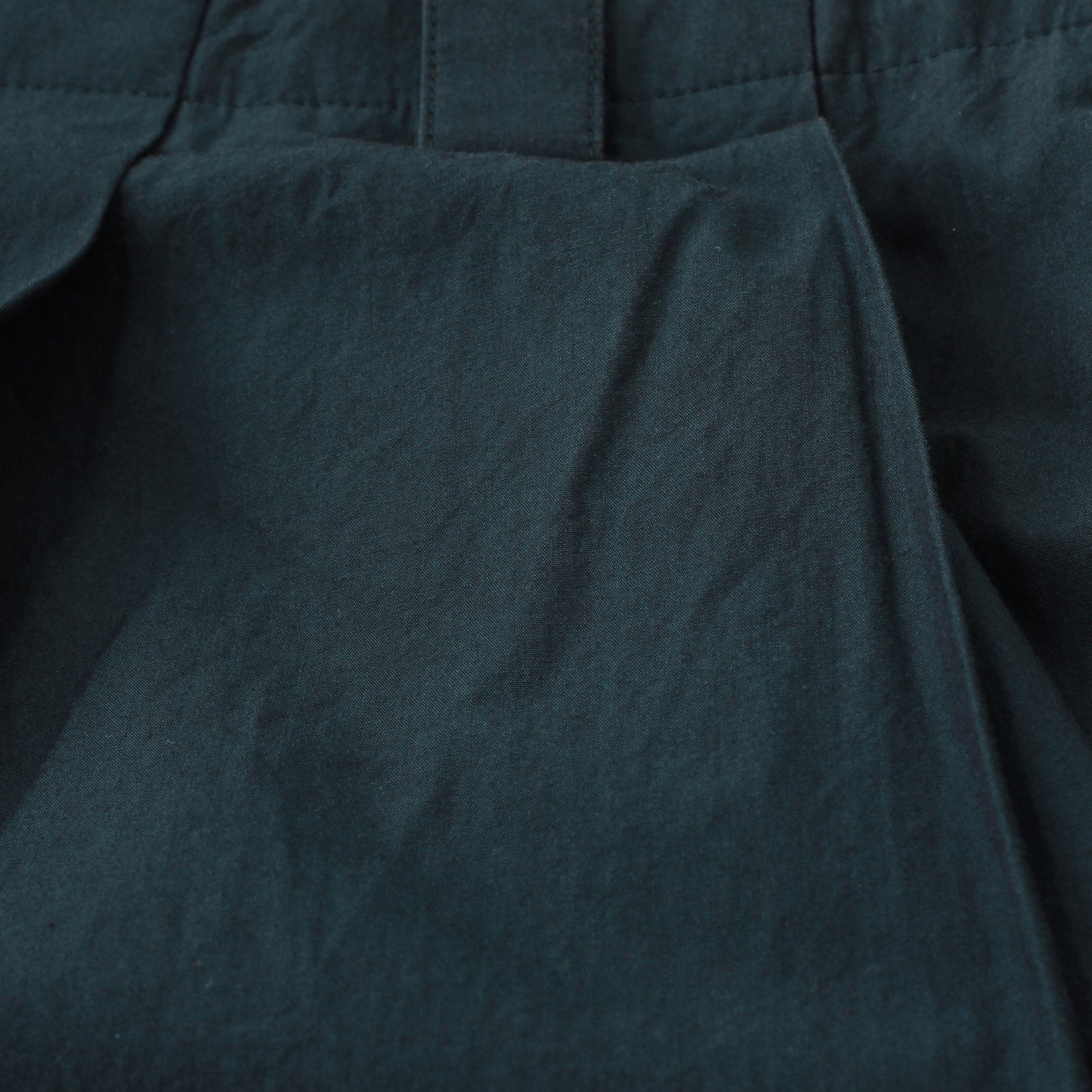 YARN DYED COTTON POPLIN SKIRT