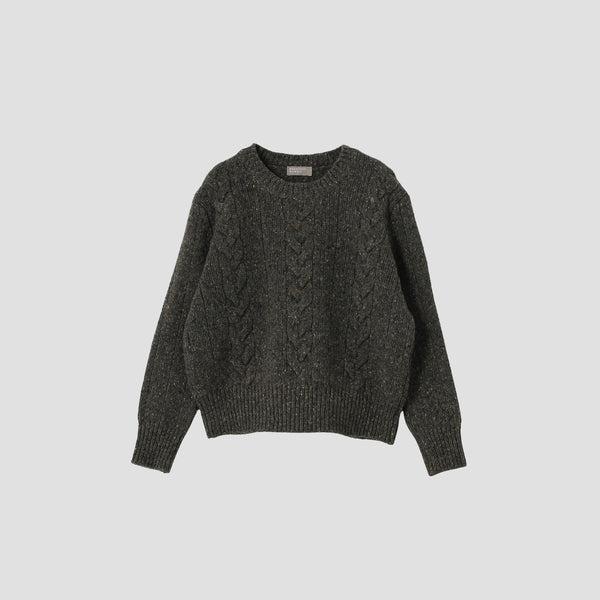 SOFT WOOL DONEGAL KNIT