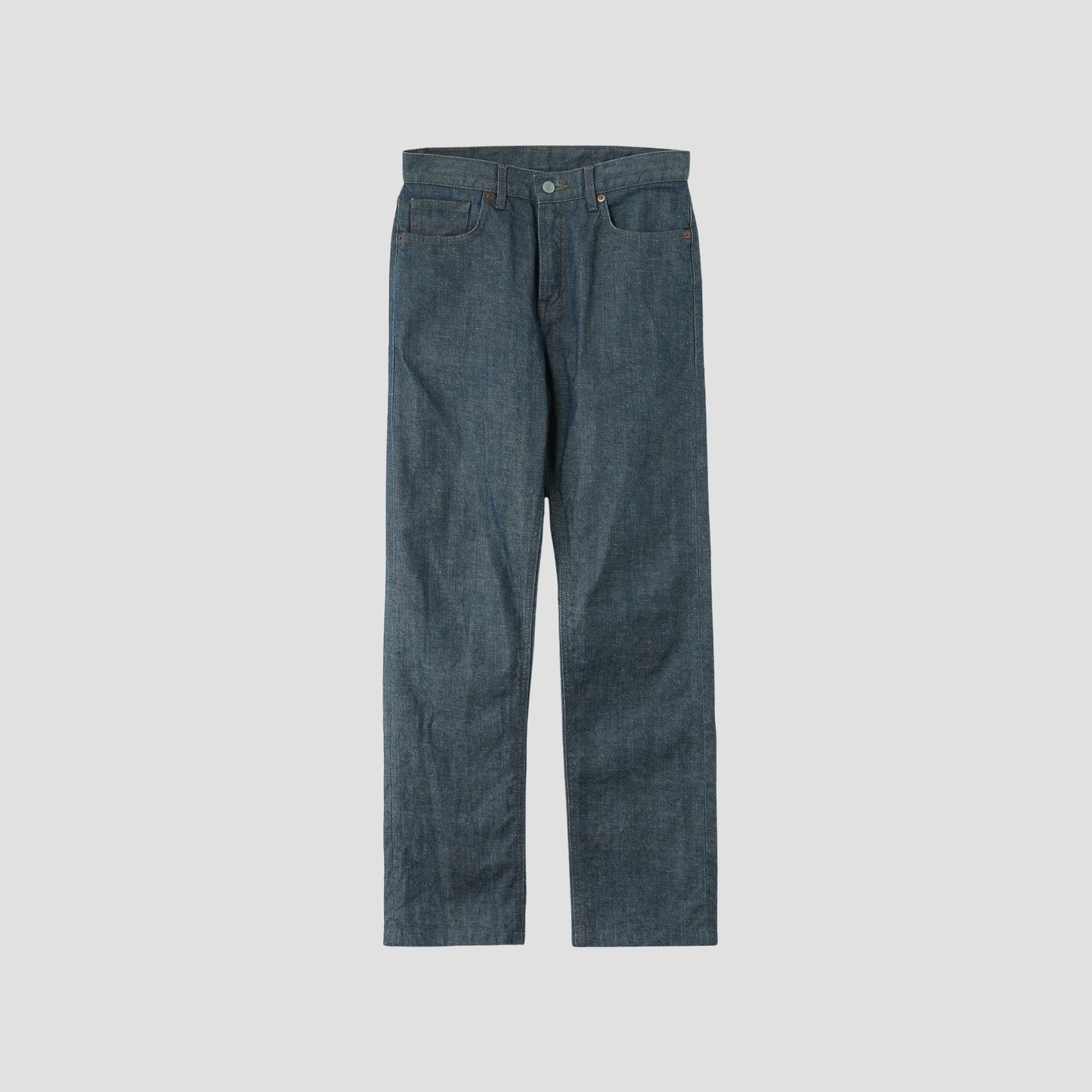 GREY CAST DENIM TROUSERS