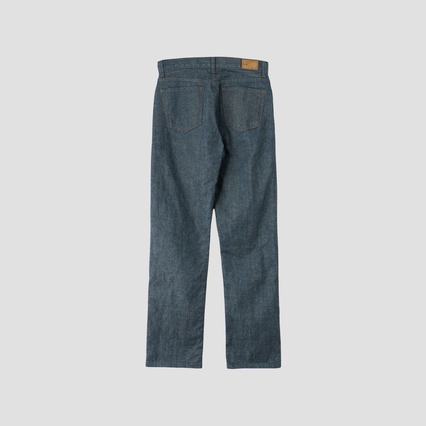 GREY CAST DENIM TROUSERS