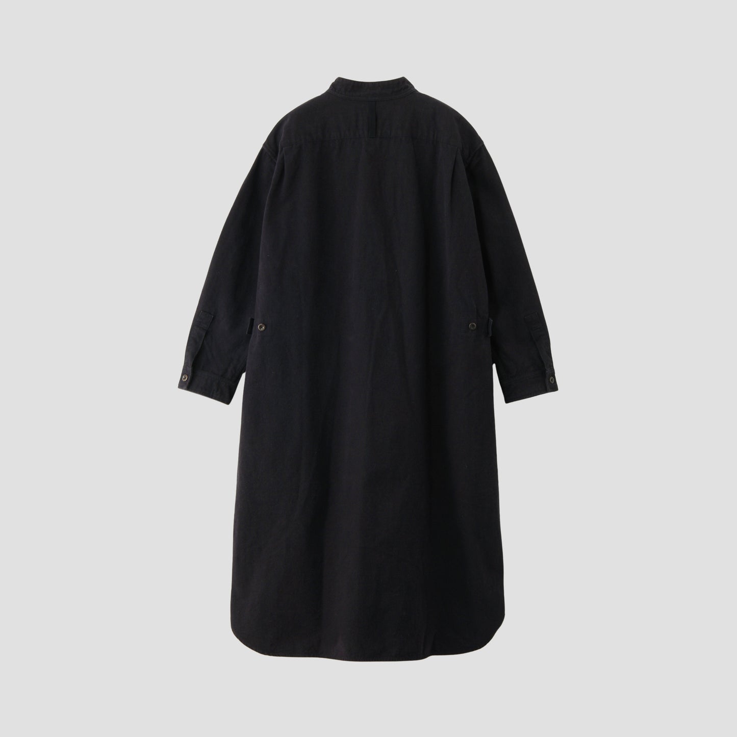 BRUSHED COTTON LINEN DRESS