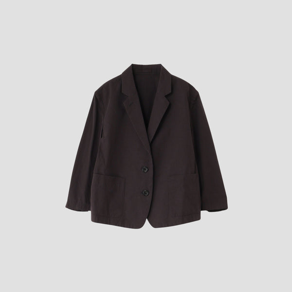 WASHED YARN DYE POPLIN JACKET