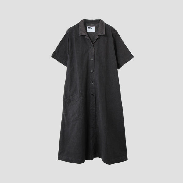COTTON HEMP DRILL DRESS
