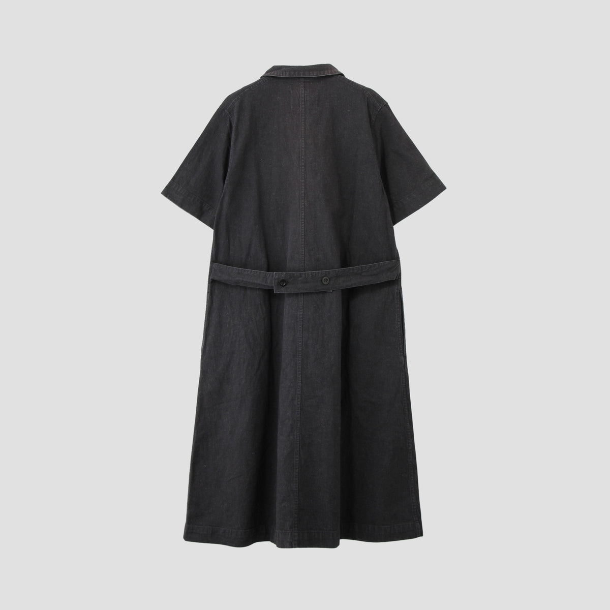 COTTON HEMP DRILL DRESS