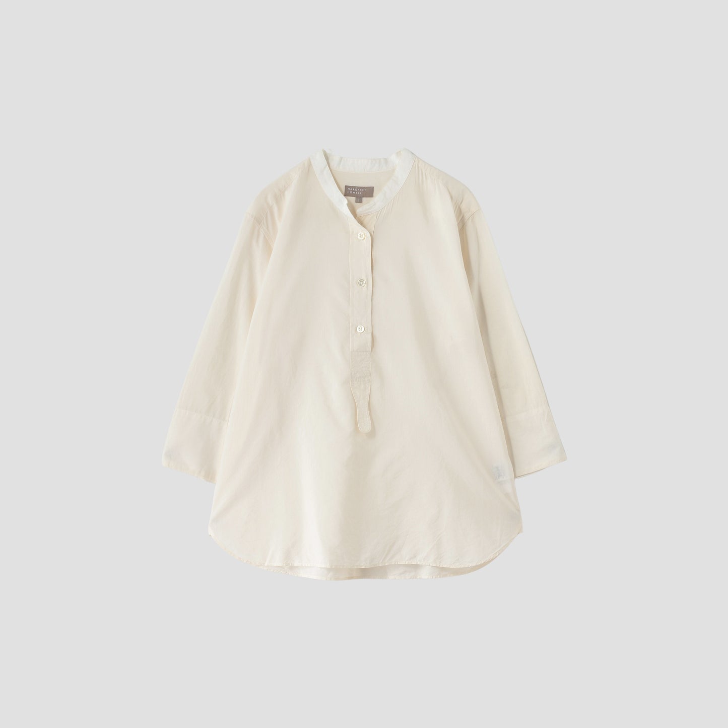 COTTON SILK CHAMBRAY SHIRT
