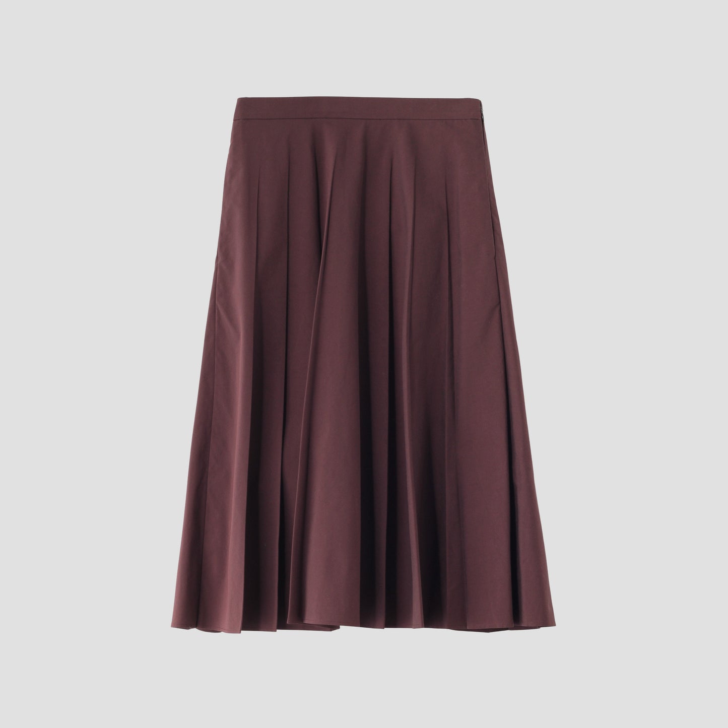 YARN DYE COTTON BLEND SKIRT