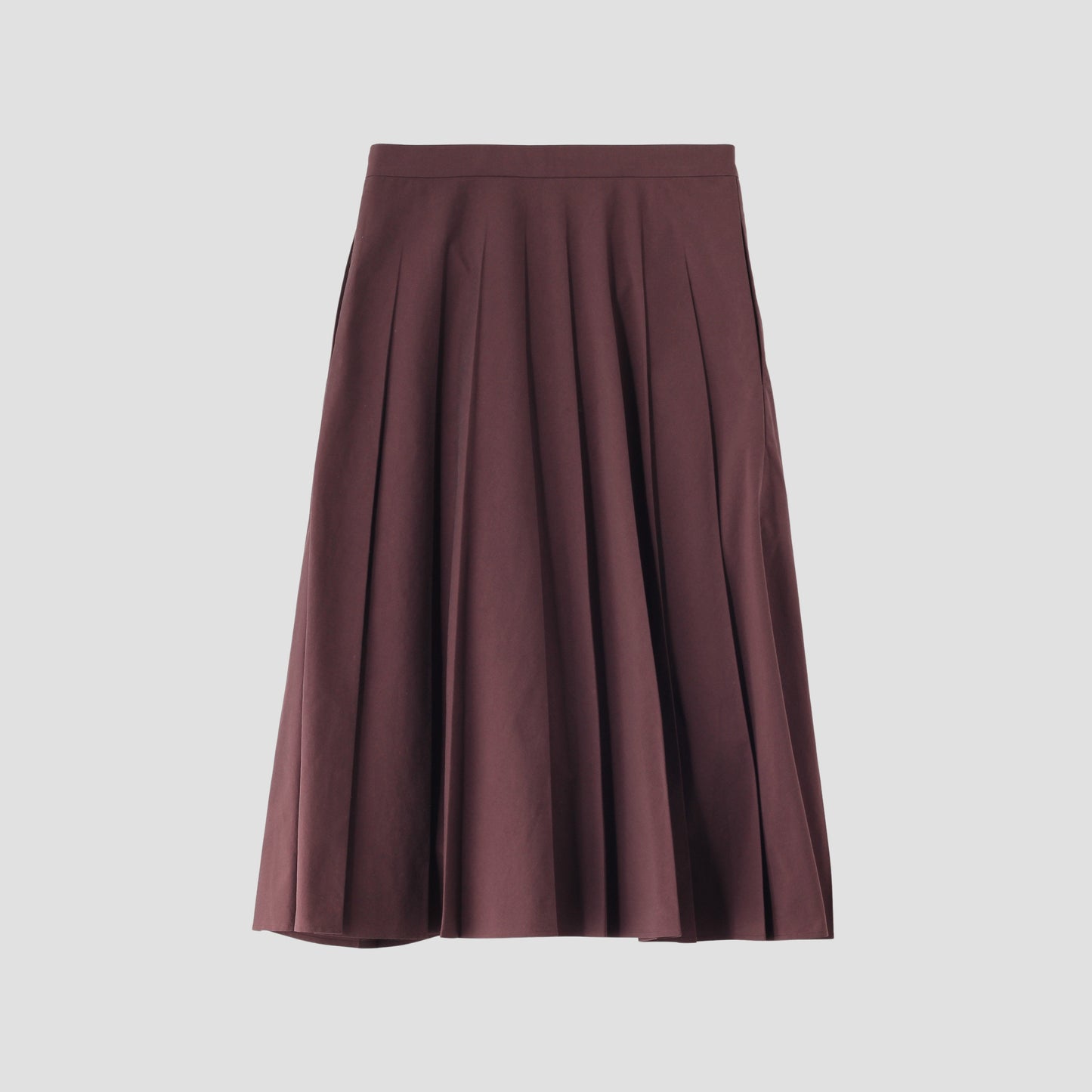 YARN DYE COTTON BLEND SKIRT