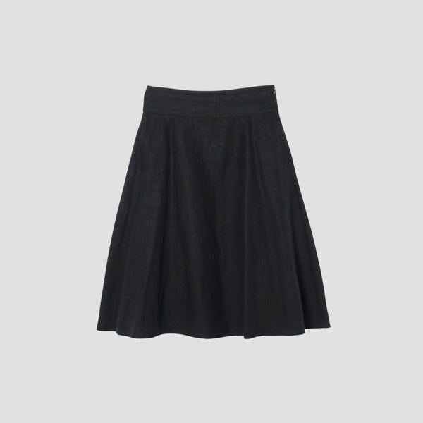 HIGH DENSE LINEN SKIRT