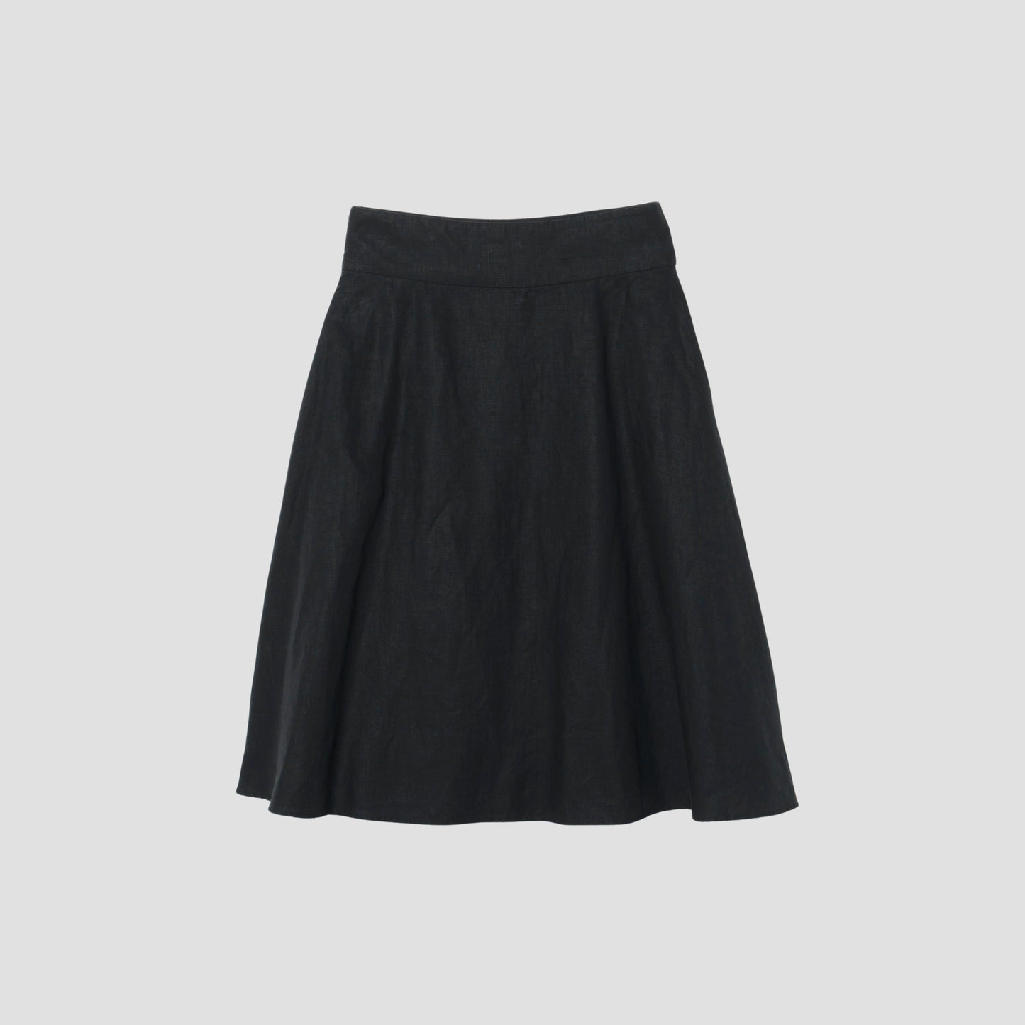 HIGH DENSE LINEN SKIRT