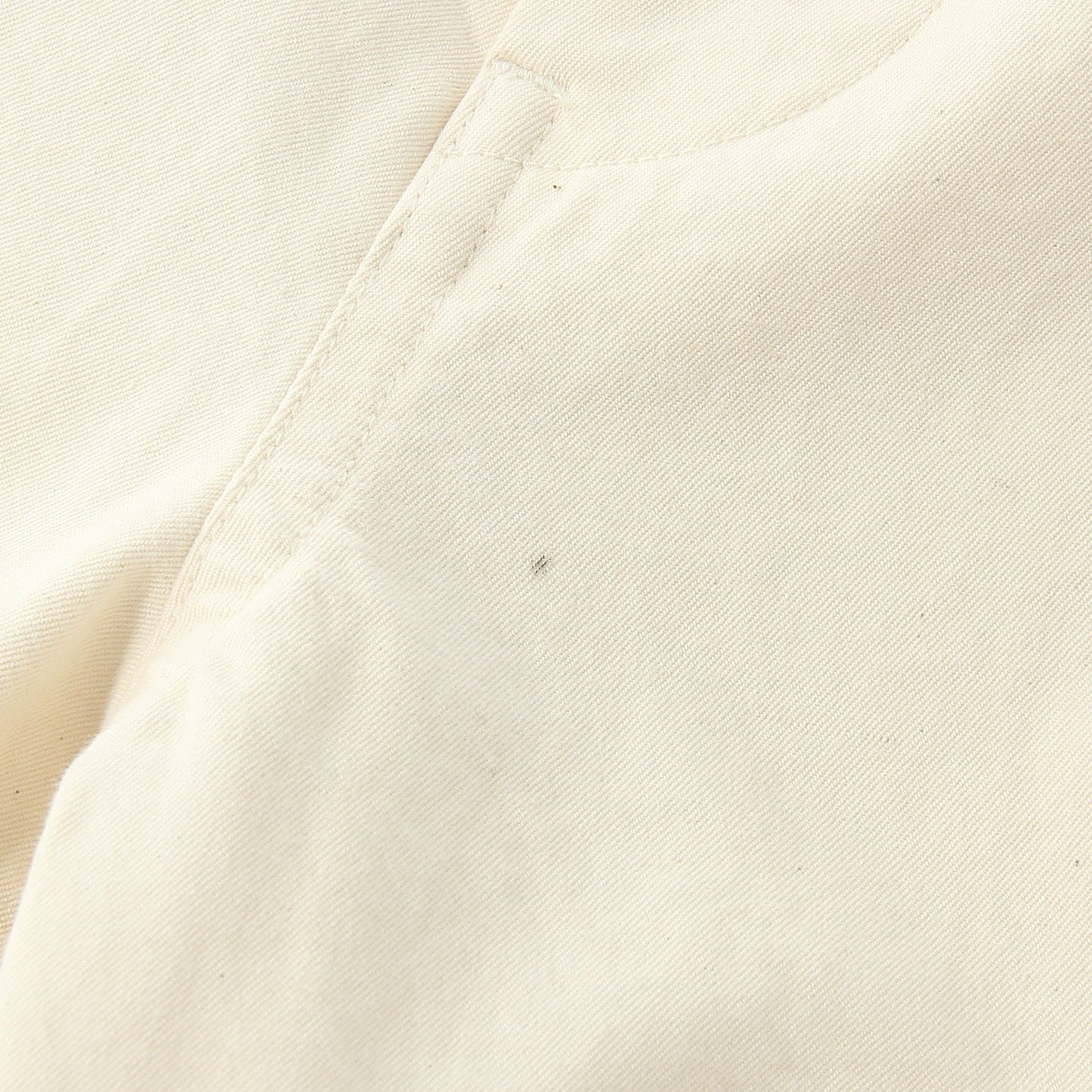 WASHED COMPACT COTTON TROUSERS