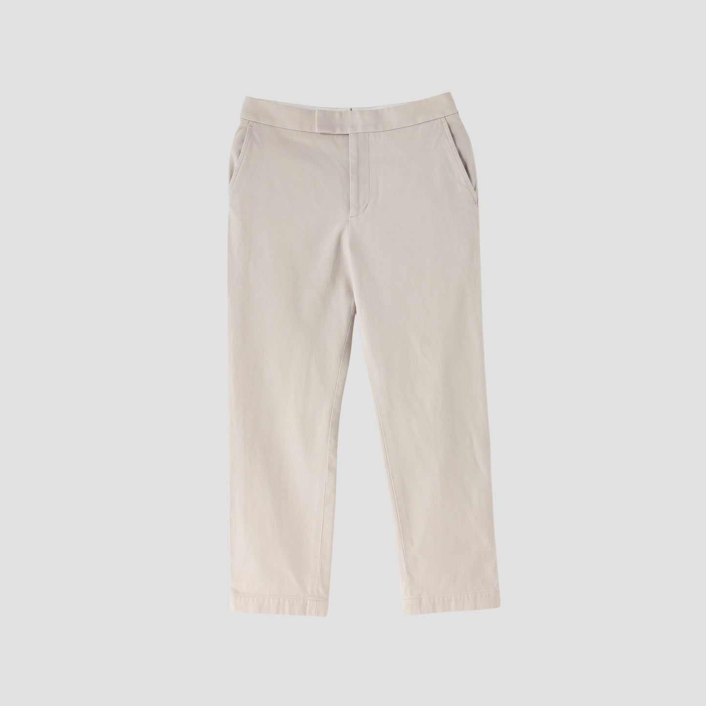 COTTON TWILL TROUSERS