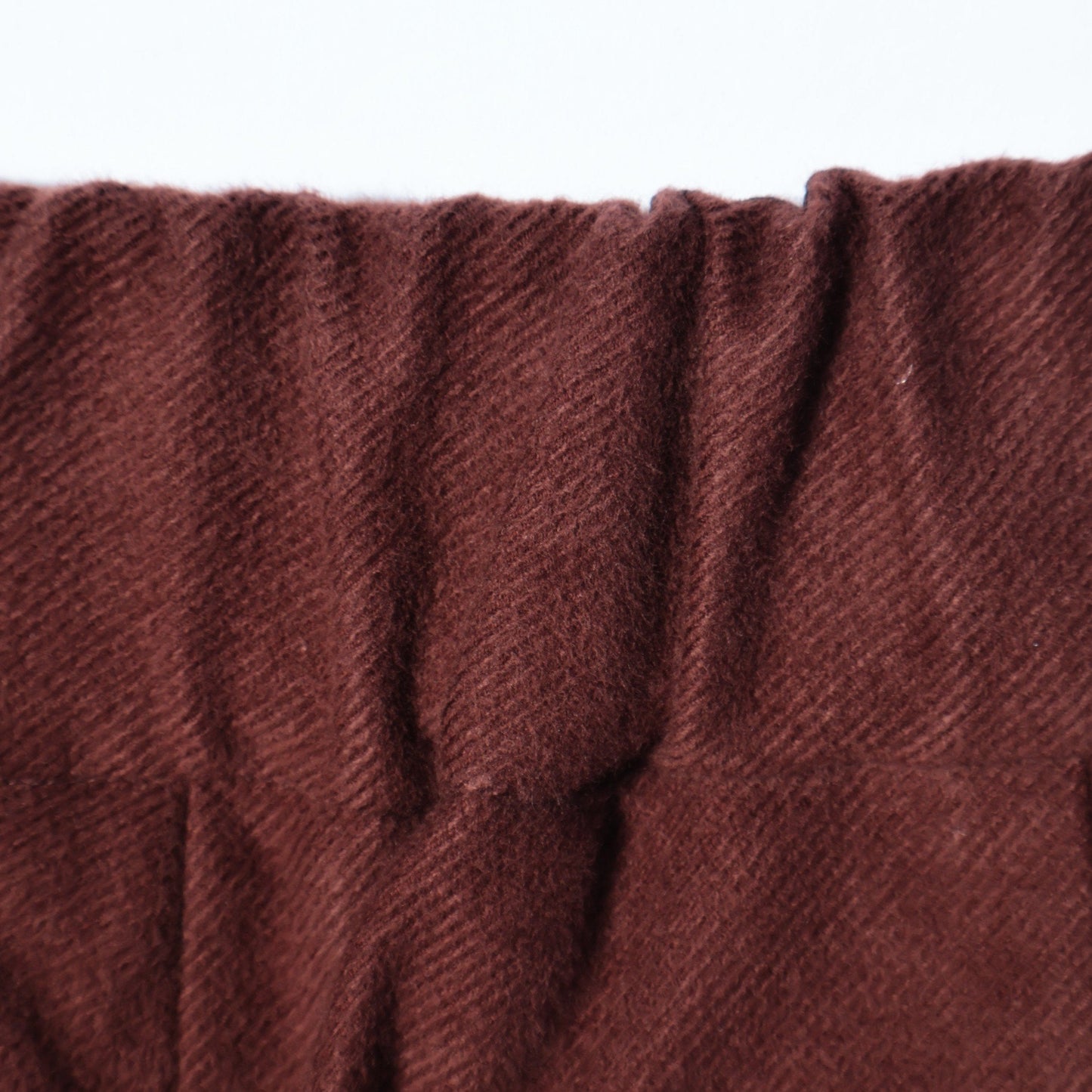 BRUSHED COTTON TWILL TROUSERS