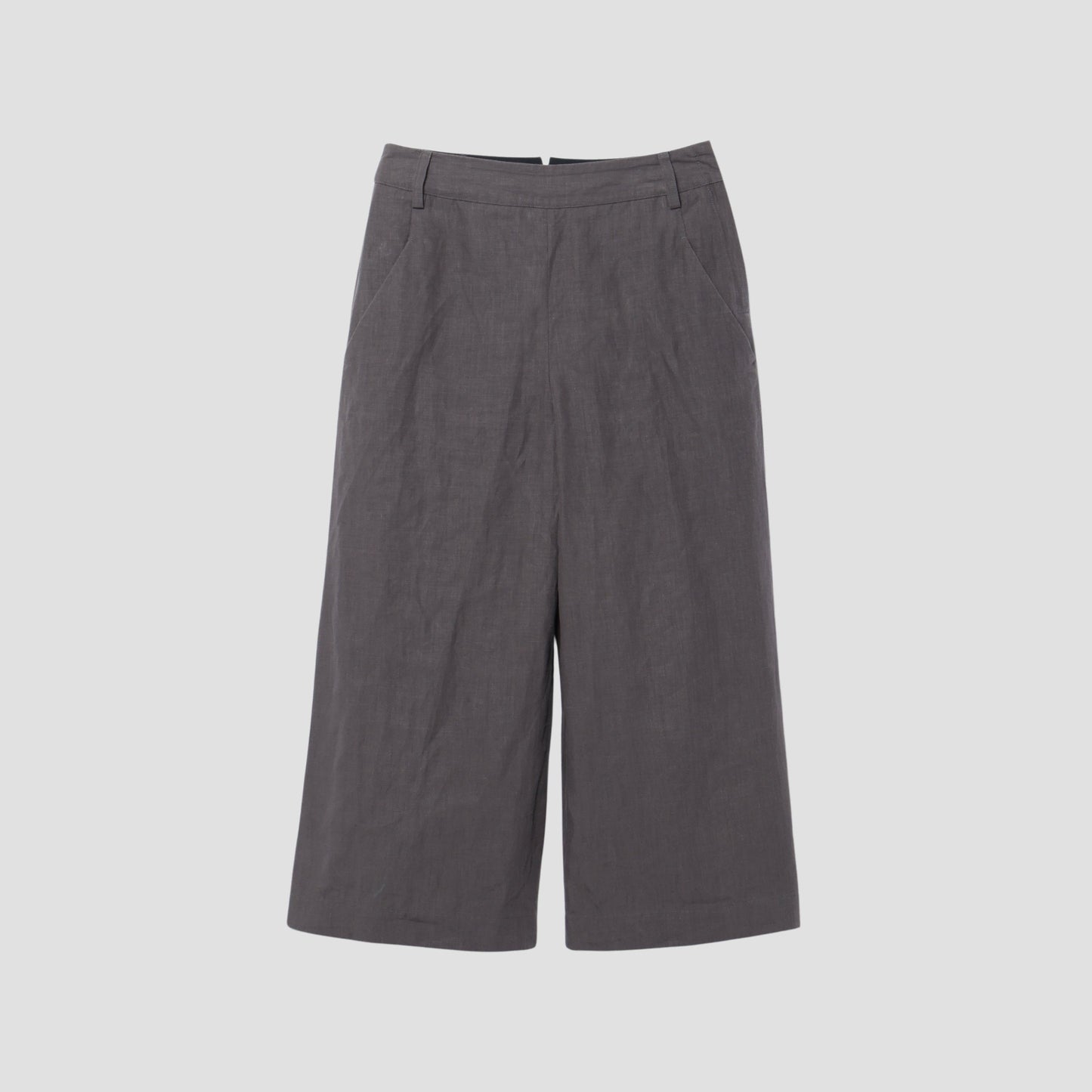 HIGH DENSE LINEN TROUSERS