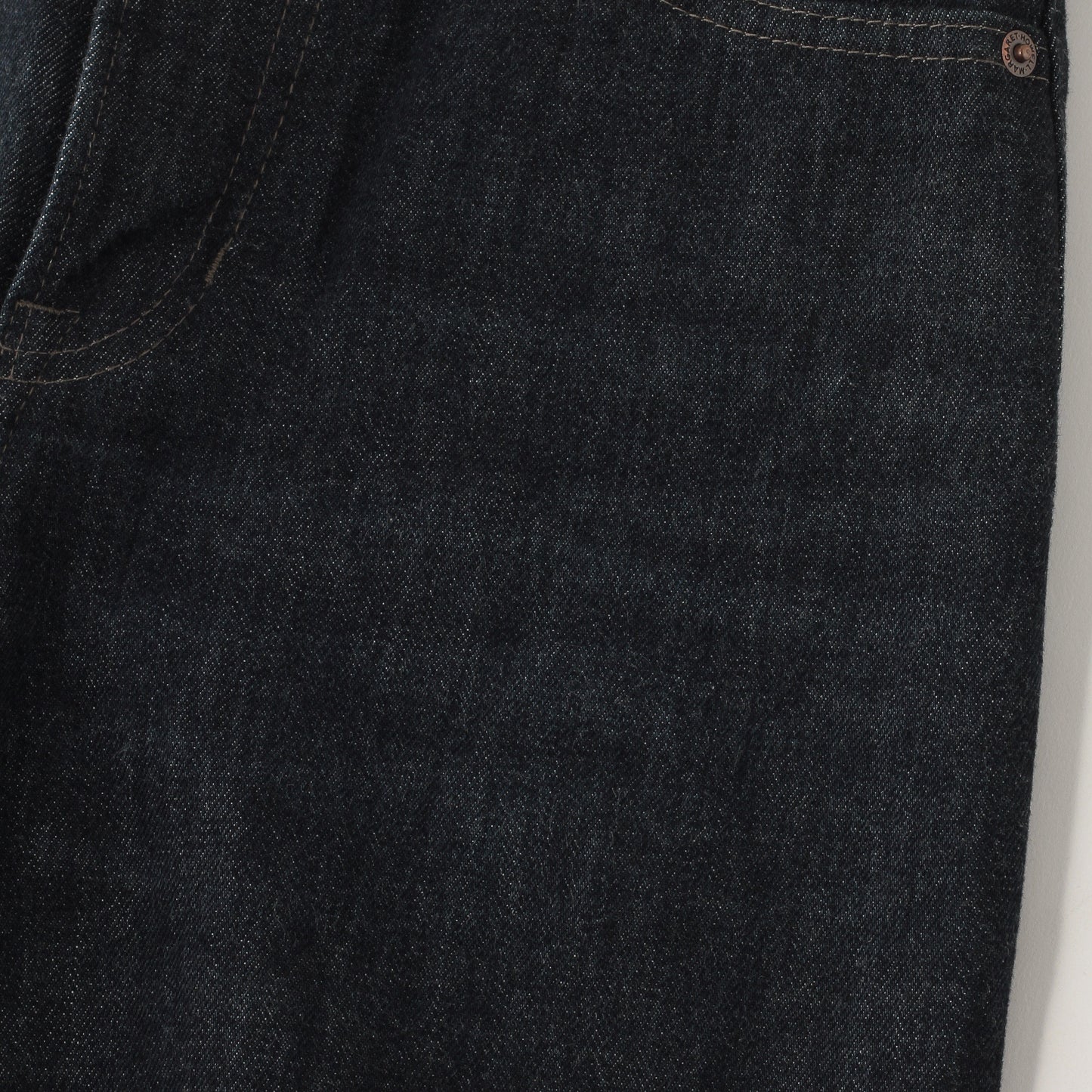 ORGANIC COTTON DENIM TROUSERS