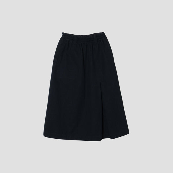 WORN LINEN COTTON DRILL SKIRT