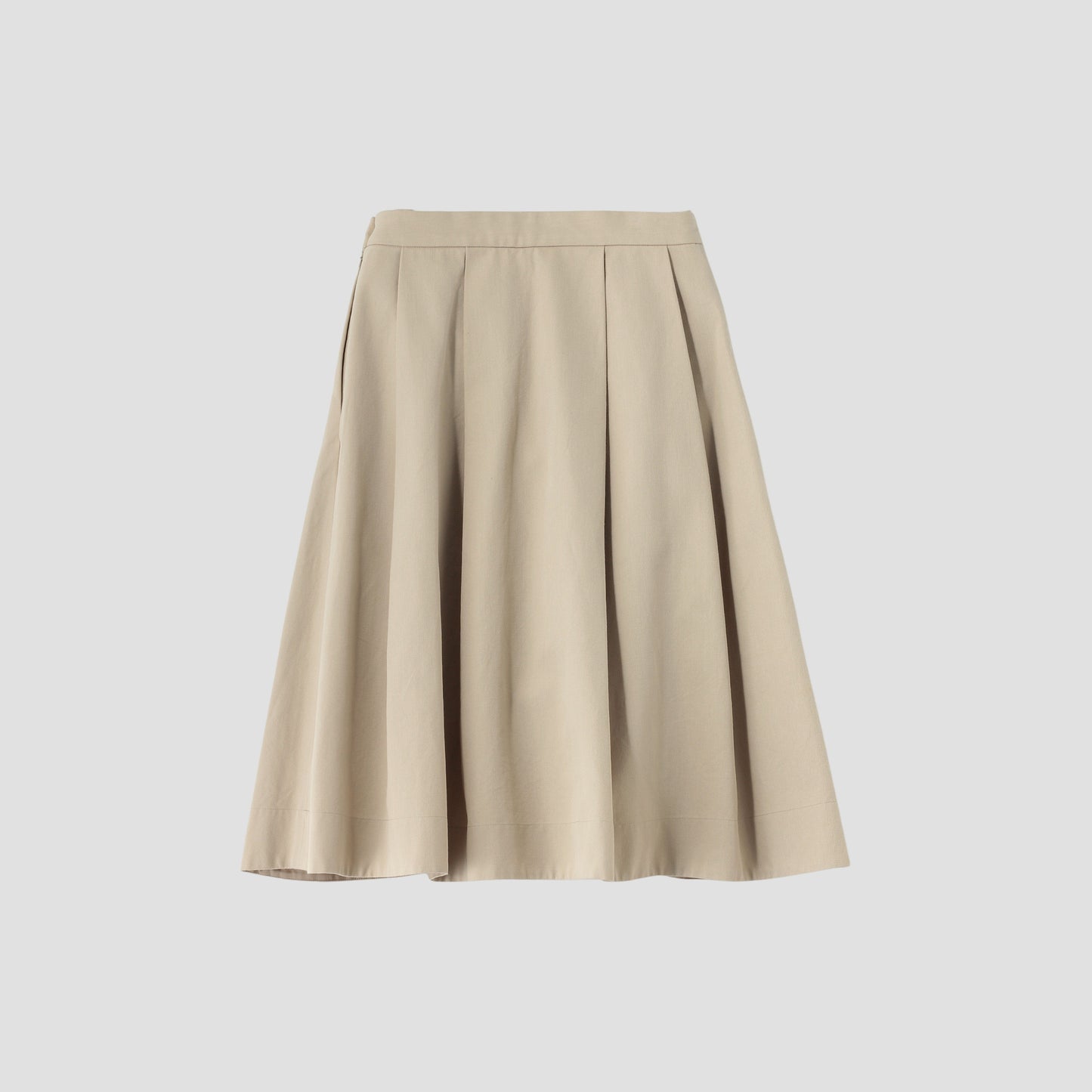 COTTON WOOL TWILL SKIRT