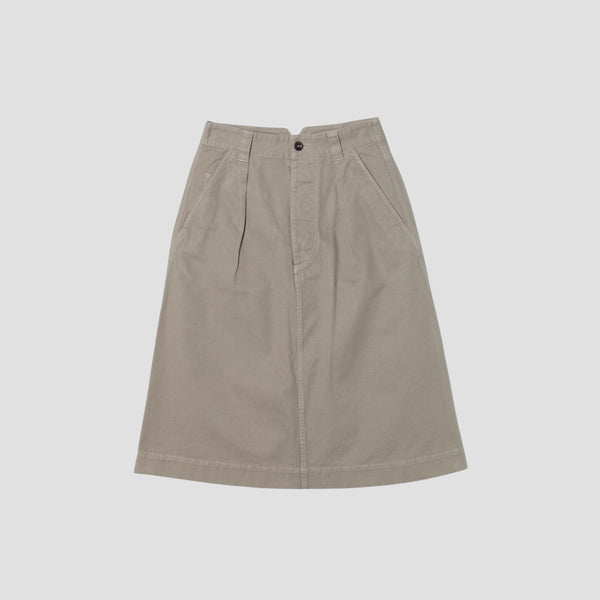 SOFT TWISTED YARN COTTON SKIRT