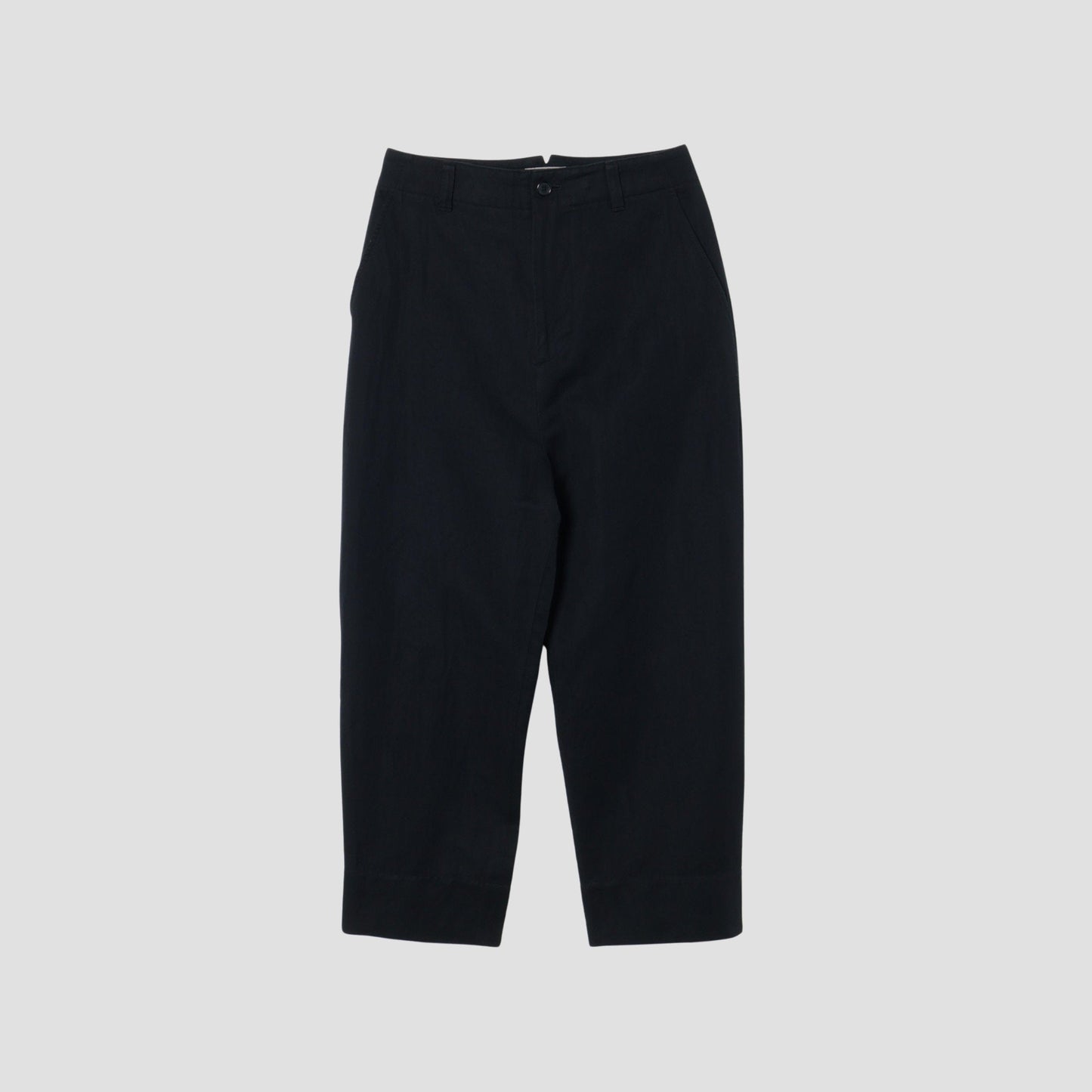 COTTON LINEN TWILL TROUSERS