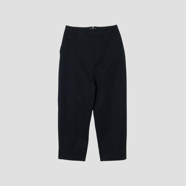 COTTON LINEN TWILL TROUSERS