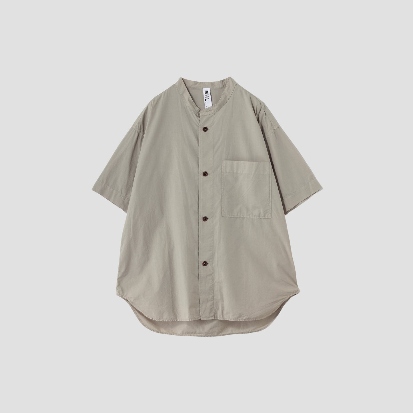 COTTON RAMIE POPLIN SHIRT