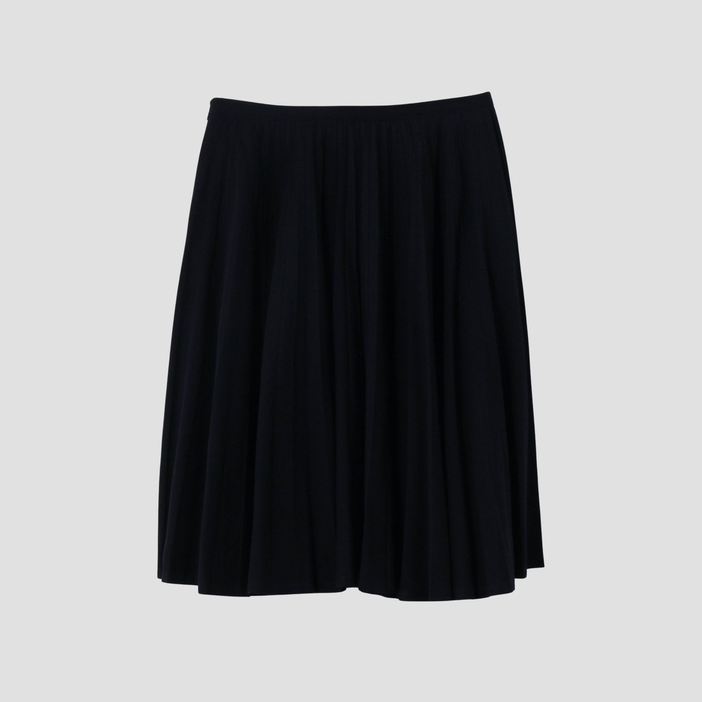WOOL COTTON GABARDINE SKIRT