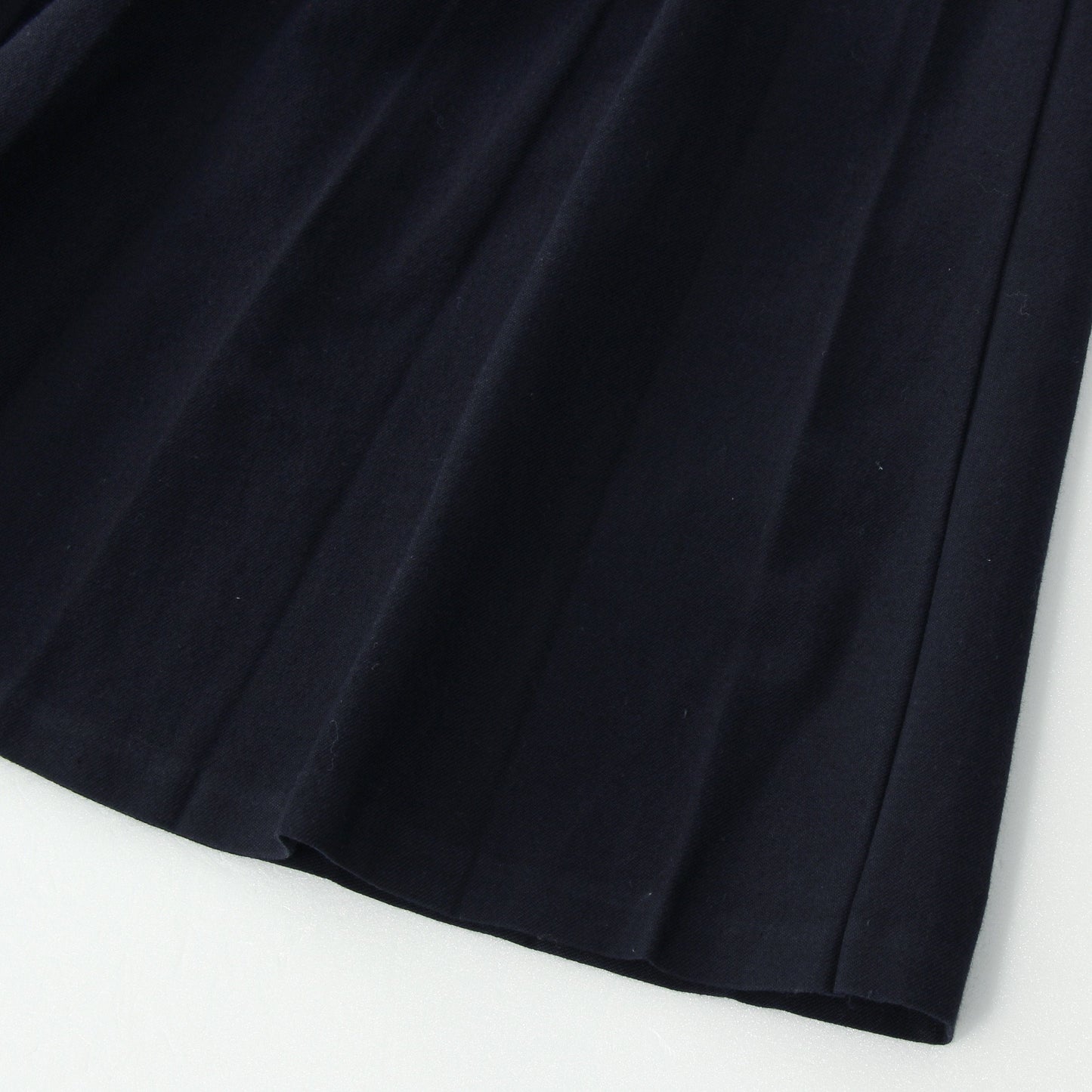 WOOL COTTON GABARDINE SKIRT