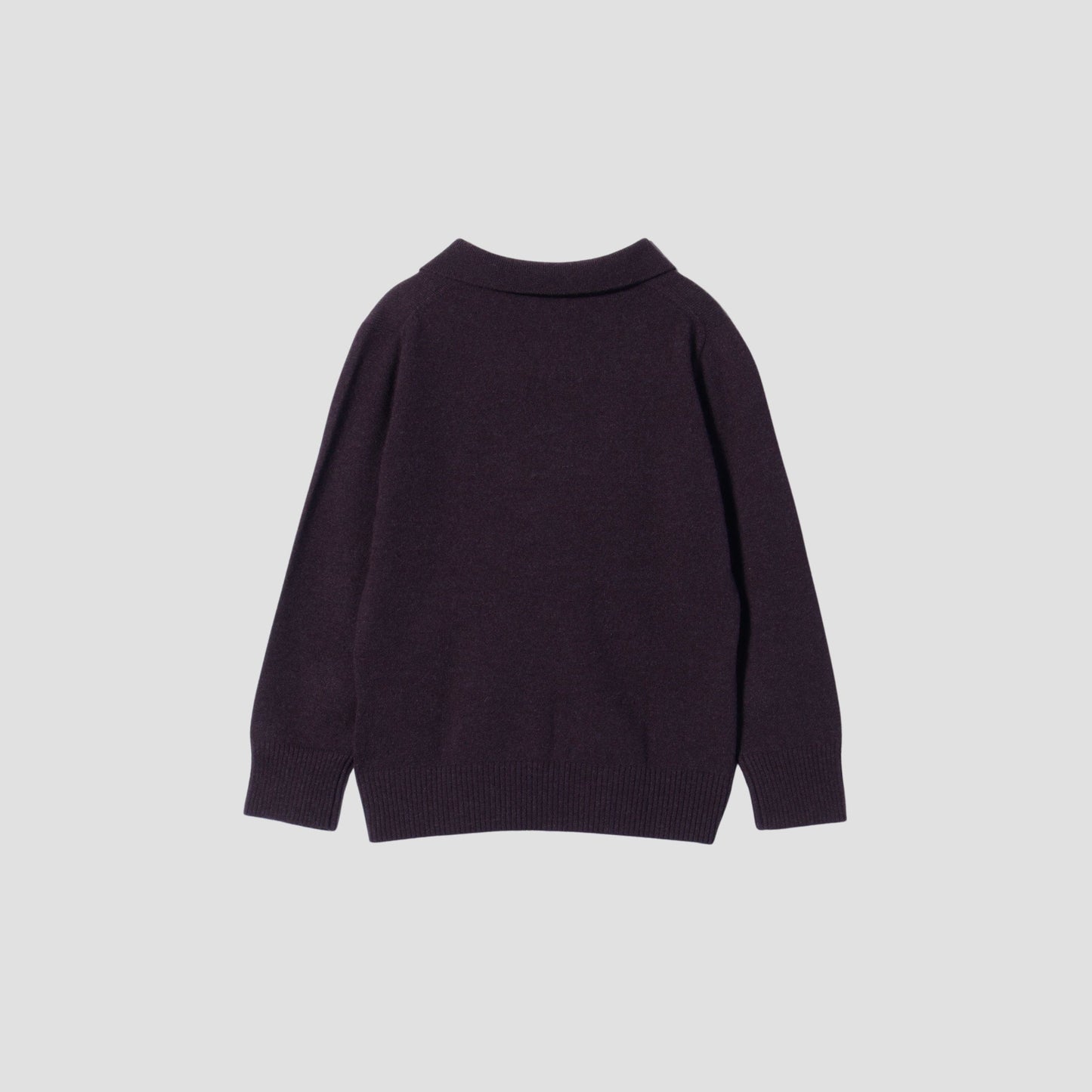 CASHMERE WOOL POLO JUMPER KNIT