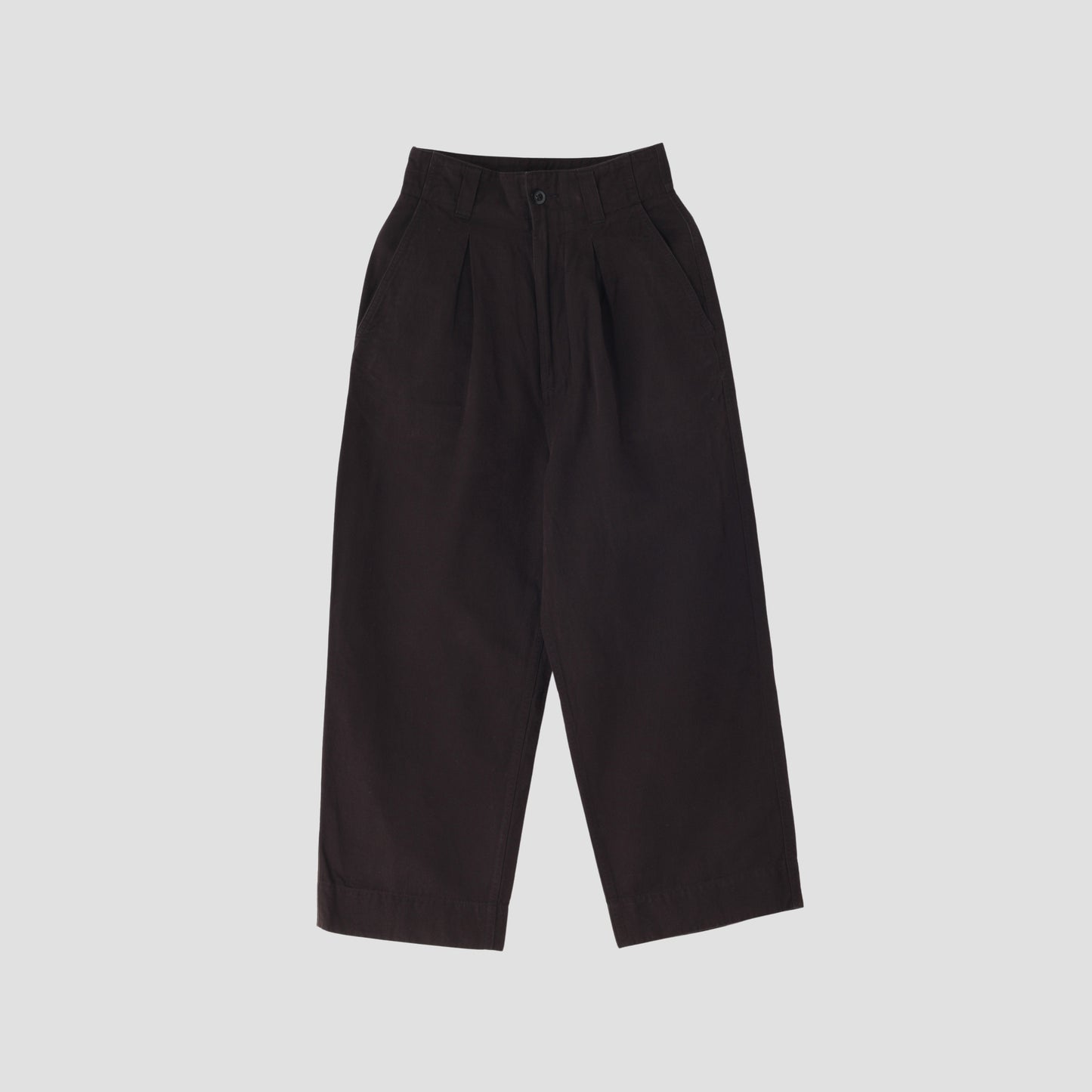 LIGHTWEIGHT COTTON LINEN TWILL TROUSERS