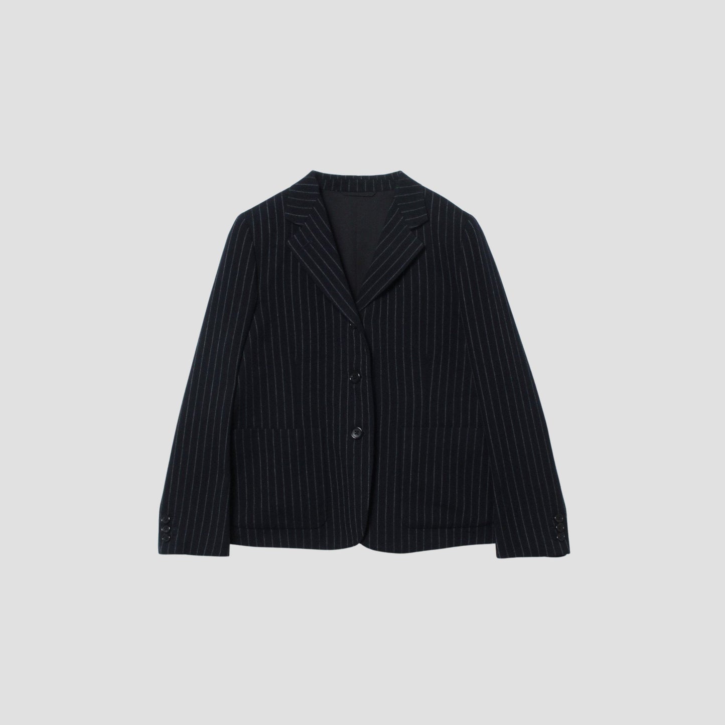 BROKEN STRIPE WOOL JACKET