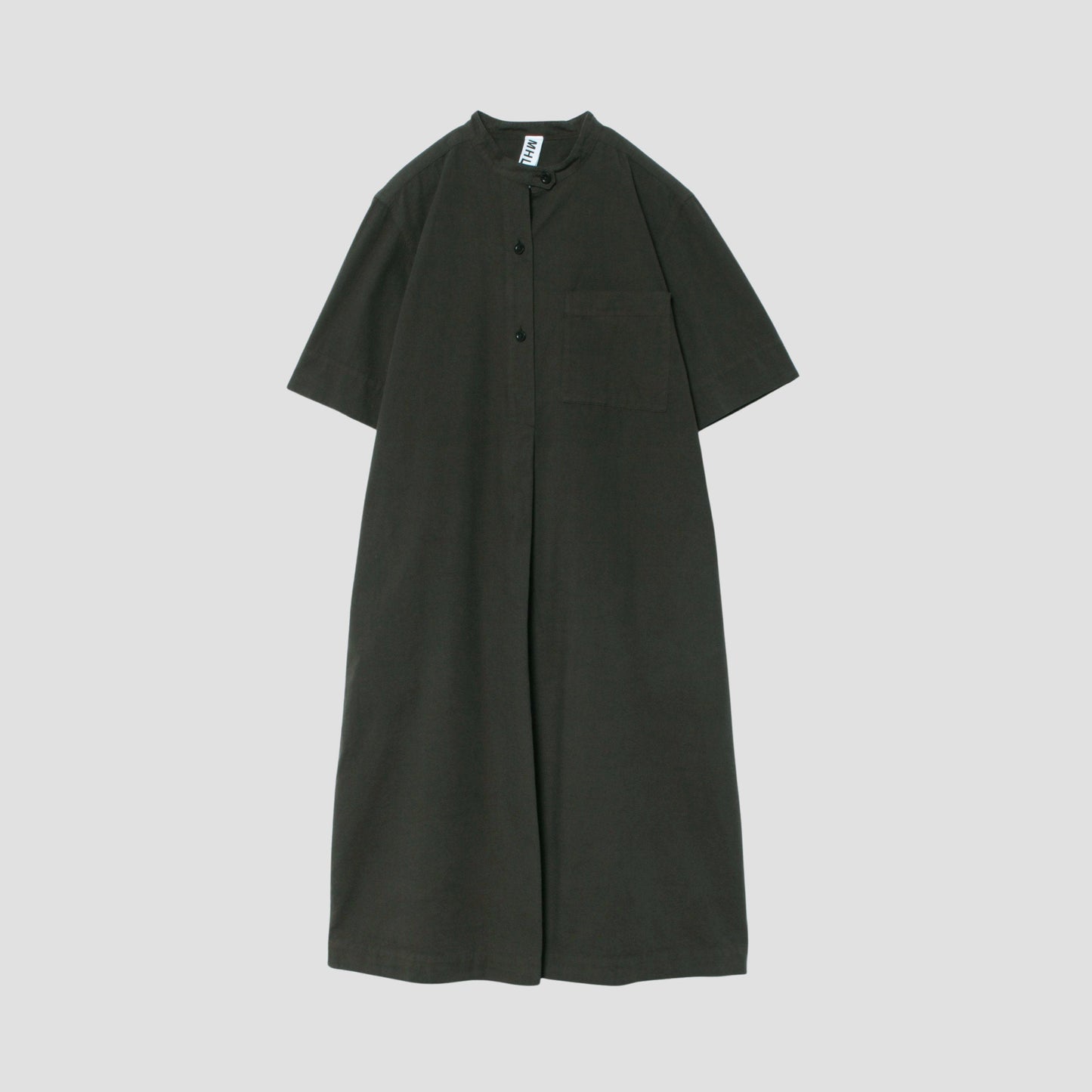 COTTON LINEN SHIRTING DRESS