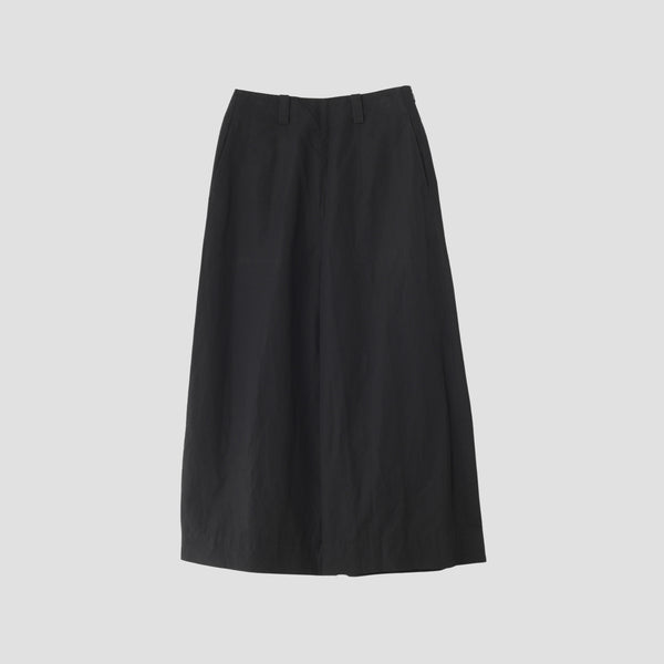 PLAIN WEAVE COTTON LINEN TROUSERS