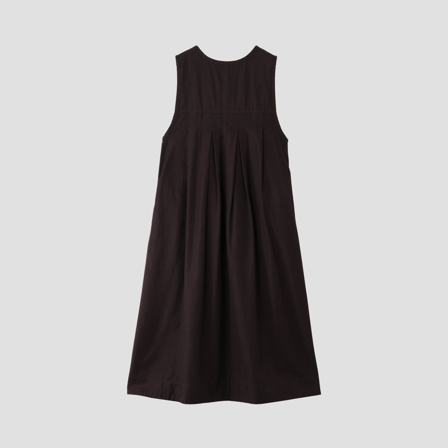 CONTRAST WARP COTTON DRESS