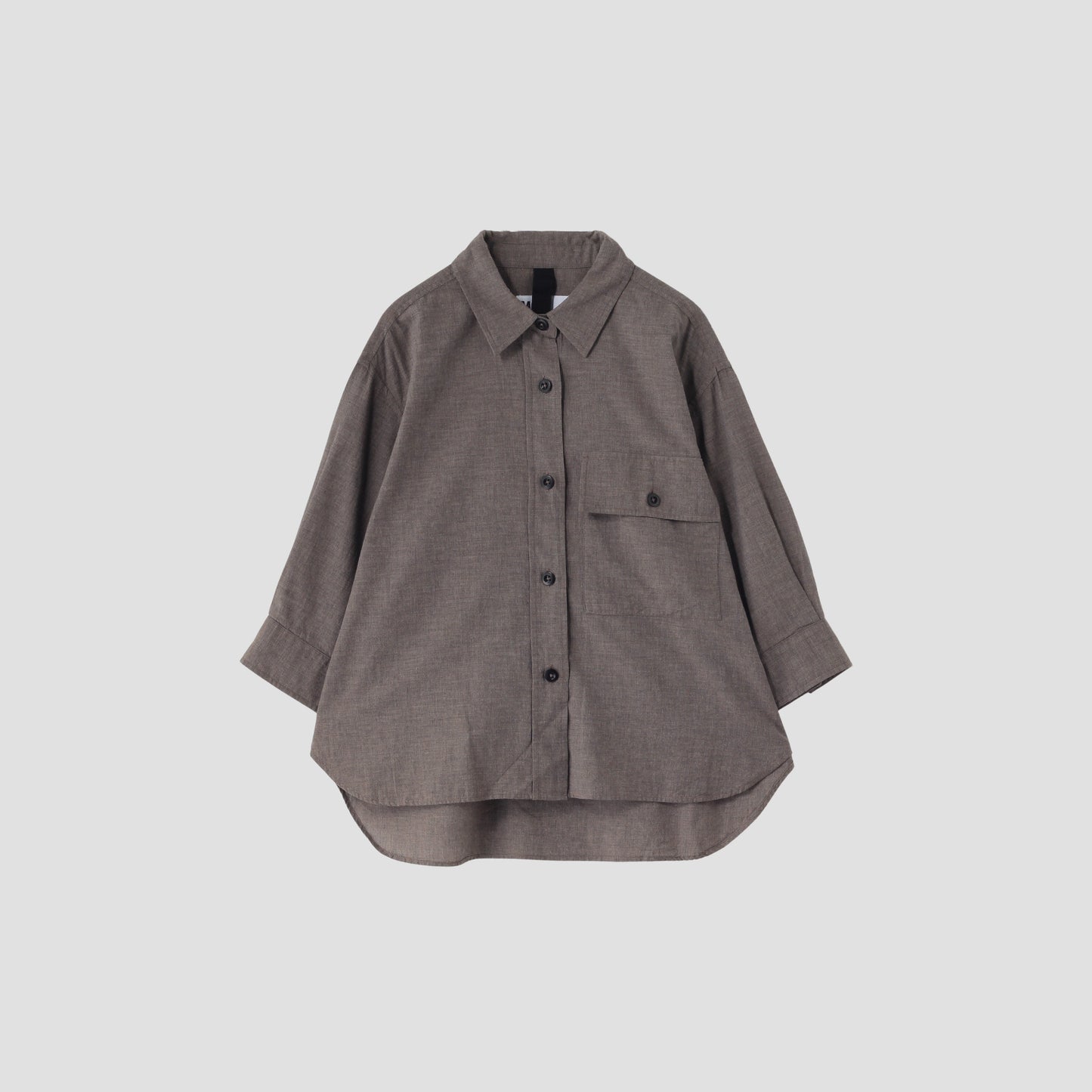 TOP DYED COTTON POPLIN SHIRT