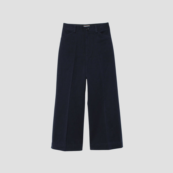 COTTON LINEN TWILL TROUSERS