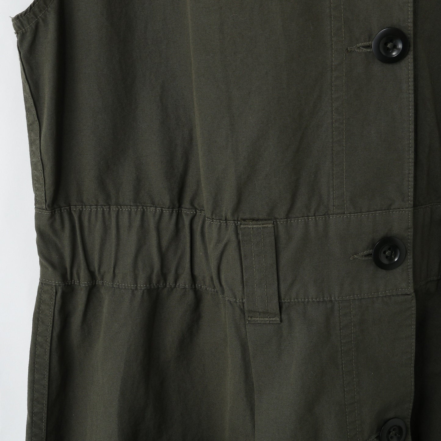 FINE COMPACT COTTON POPLIN DRESS
