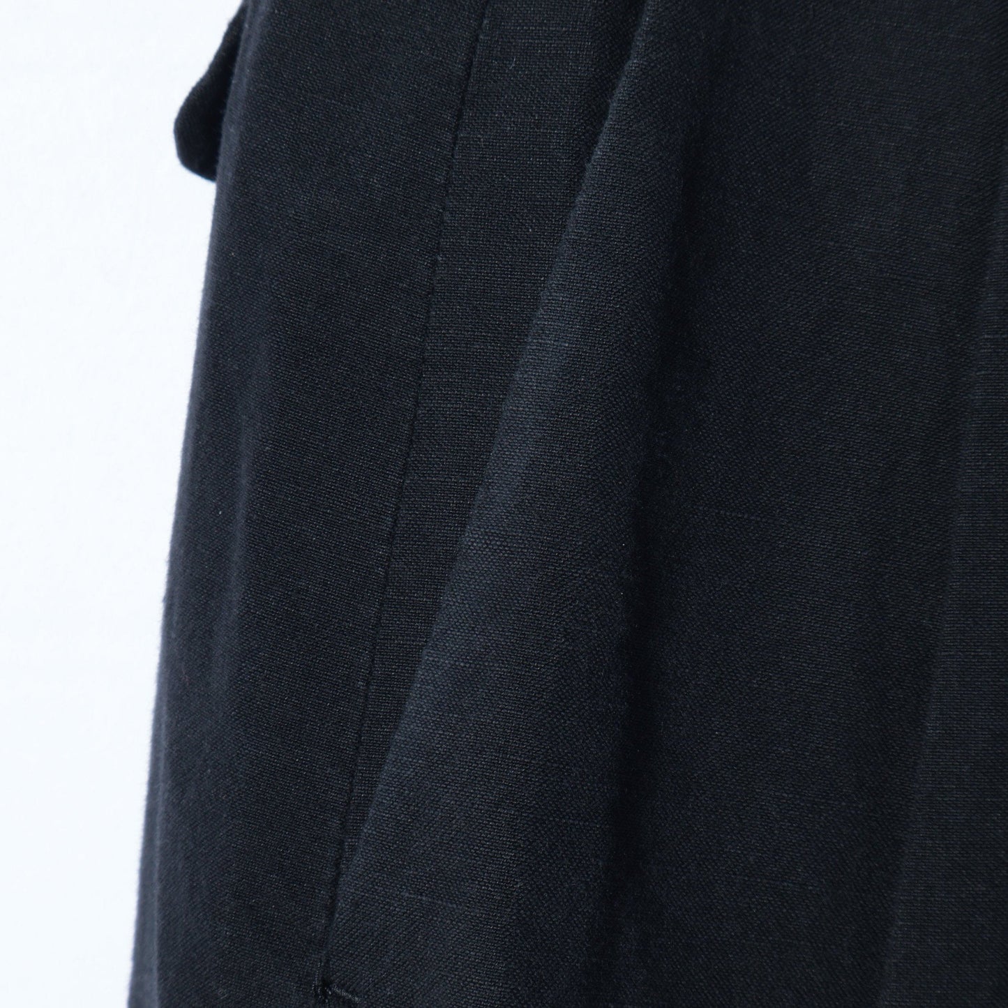 COTTON LINEN OXFORD TROUSERS