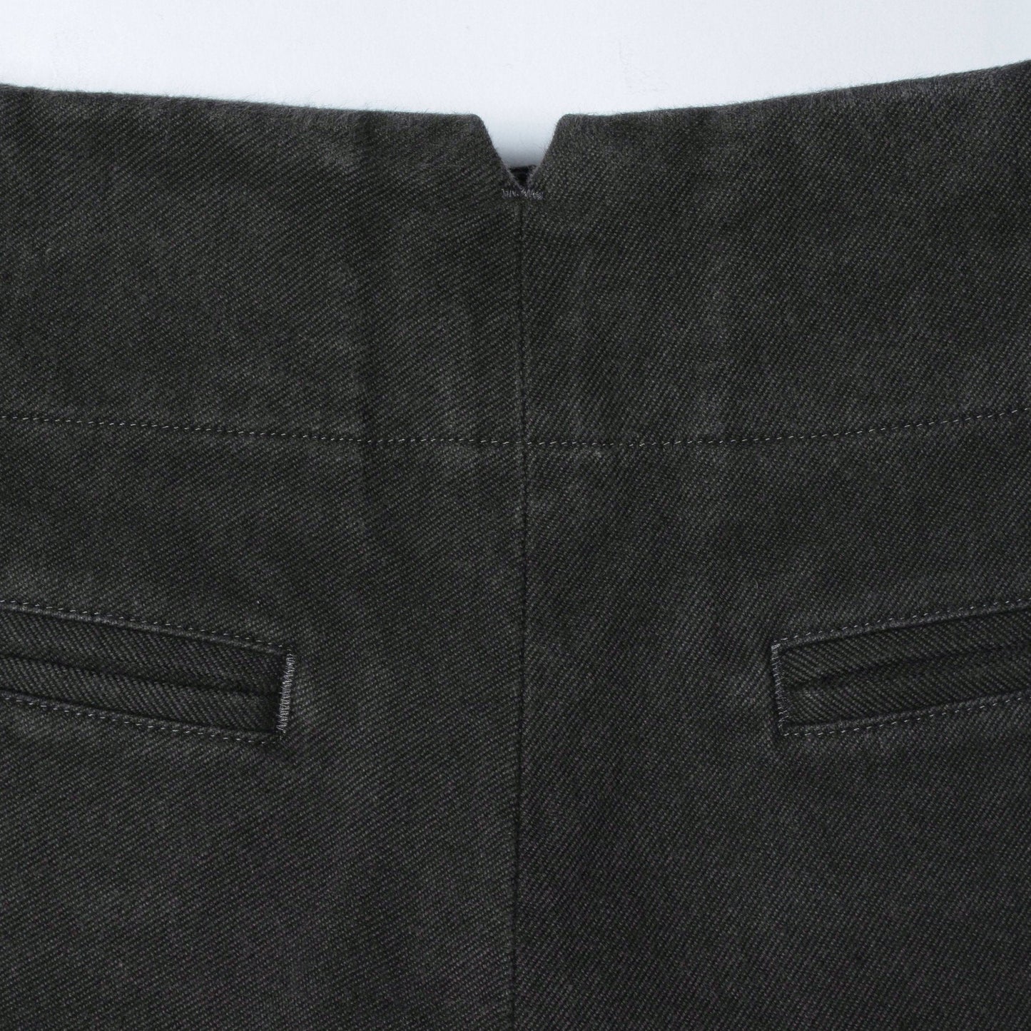 WORN COTTON TWILL TROUSERS