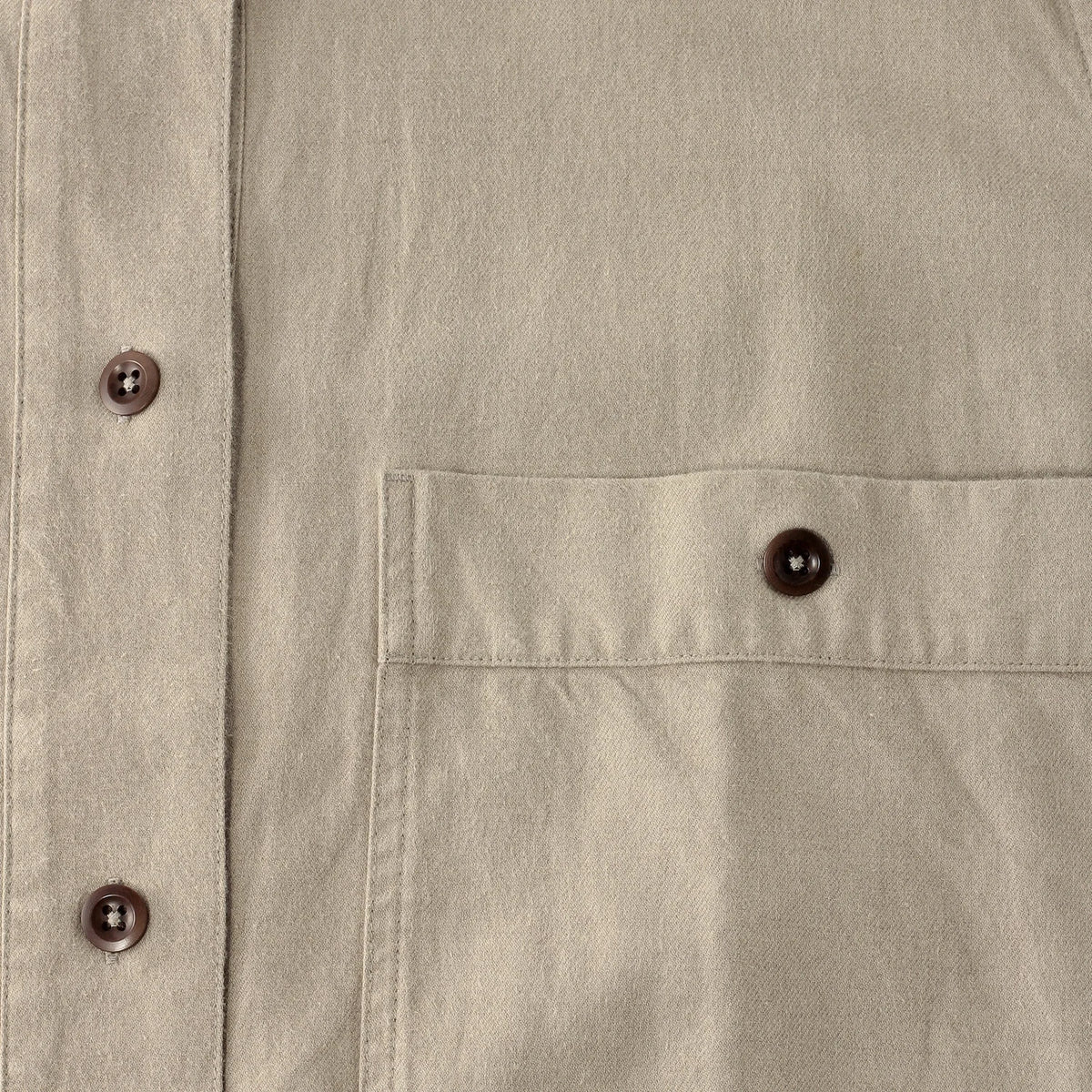WORN COTTON WOOL TWILL DRESS