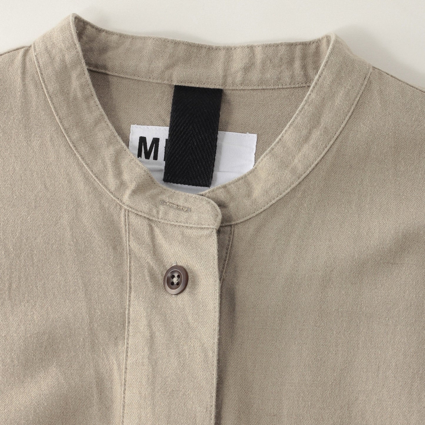 WORN COTTON WOOL TWILL DRESS
