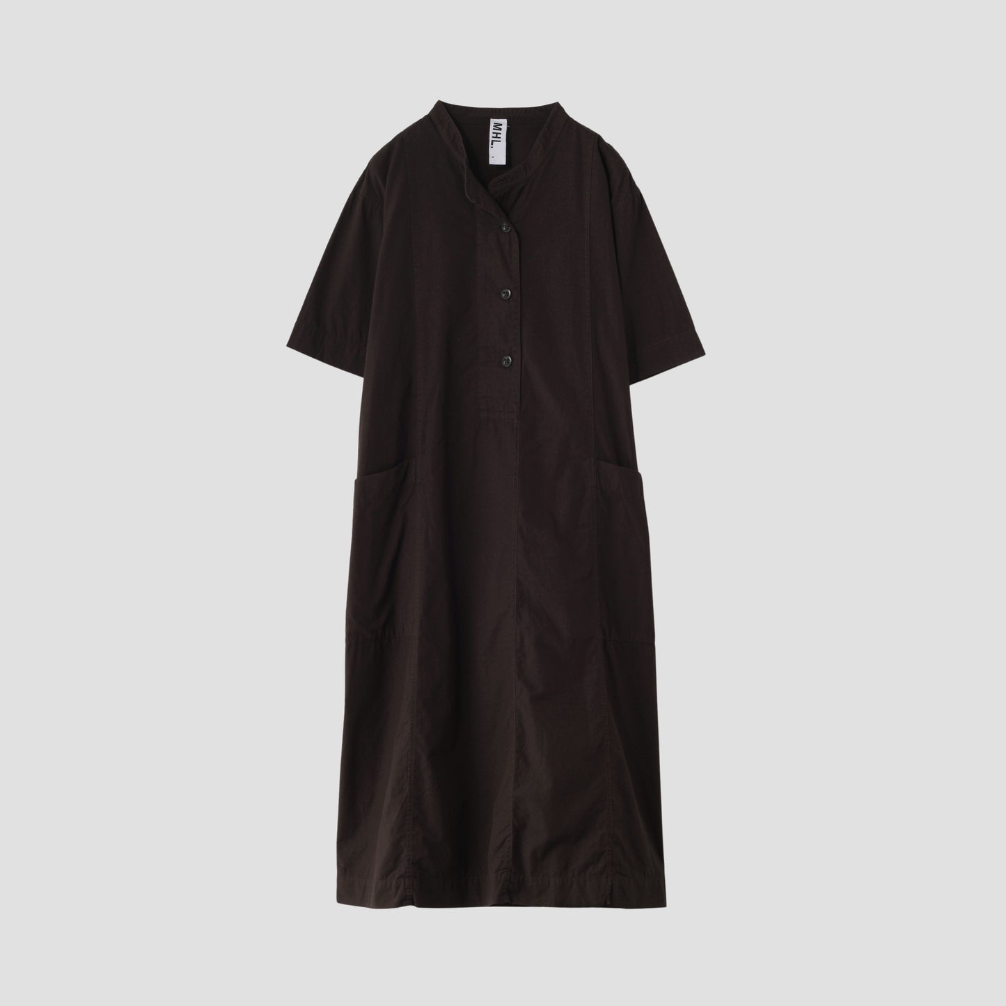 GARMENT DYE BASIC POPLIN DRESS