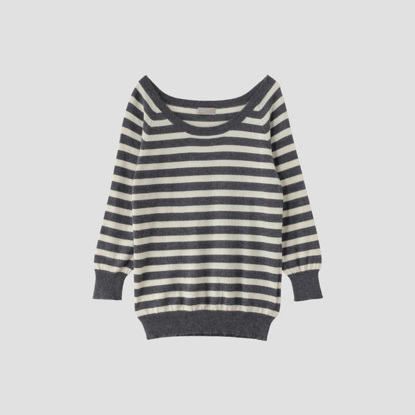 CASHMERE COTTON MATELOT KNIT