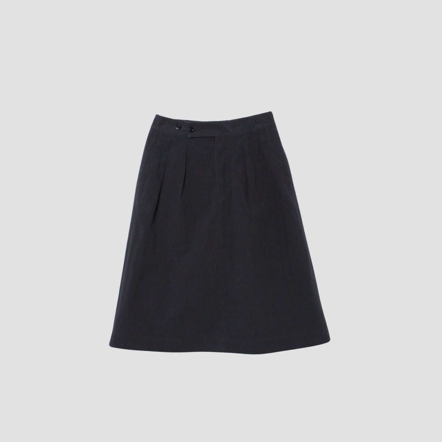 COTTON PLAIN WEAVE SKIRT