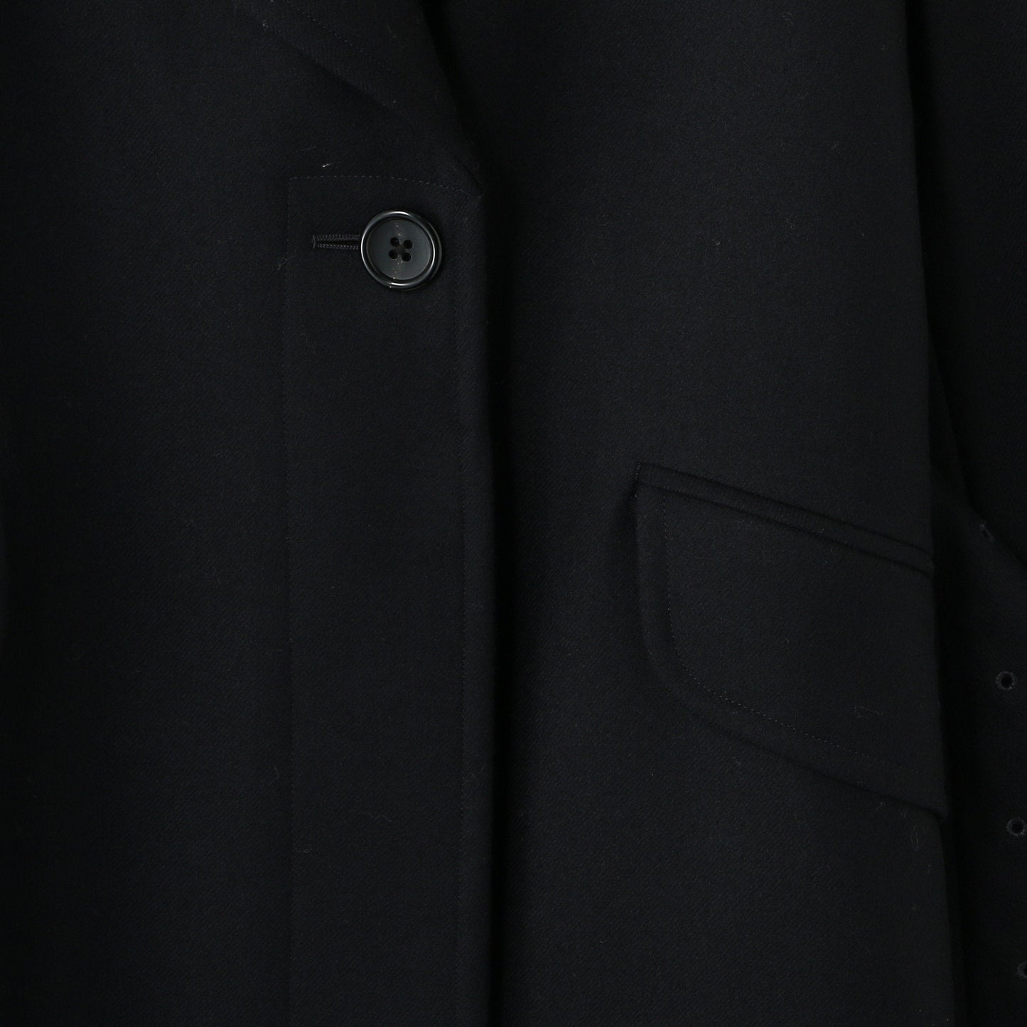 MILLED SERGE COAT