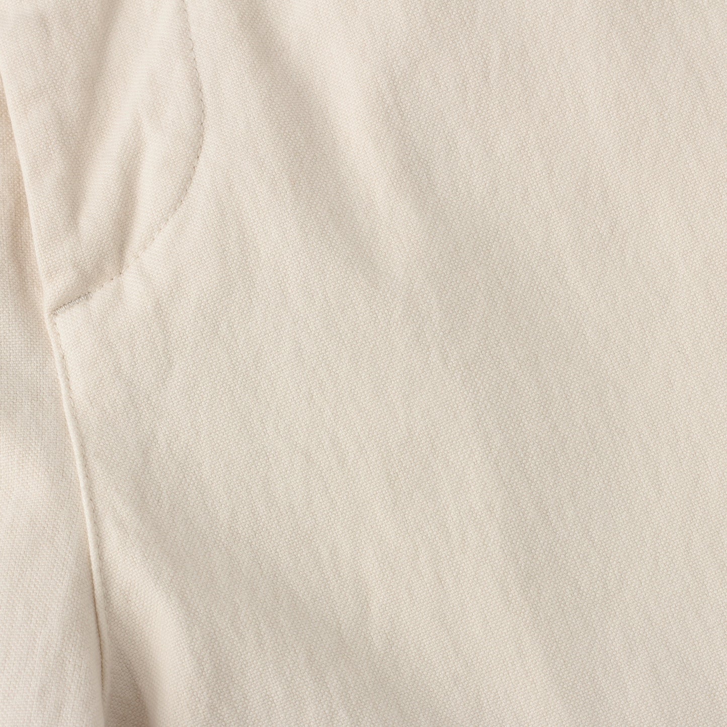 UNEVEN COTTON CANVAS TROUSERS
