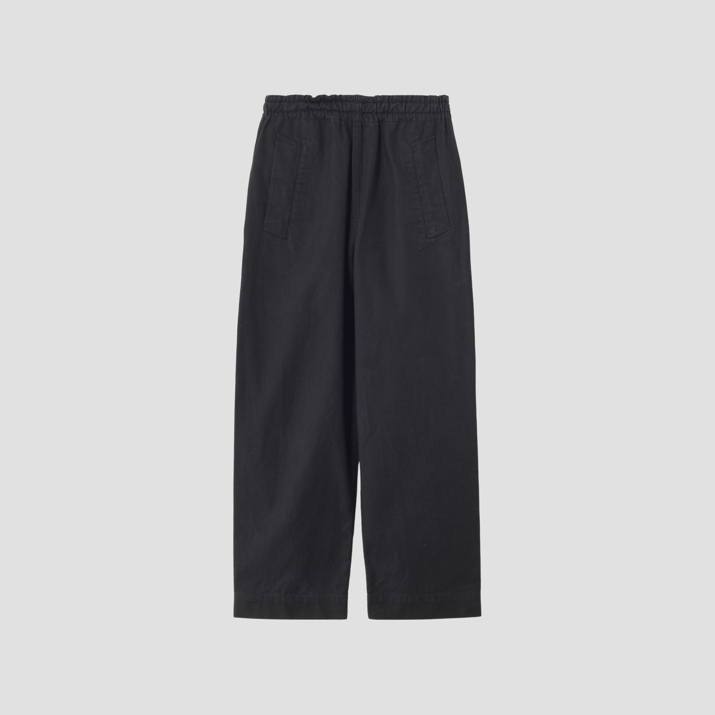 ORGANIC COTTON GABARDINE TROUSERS