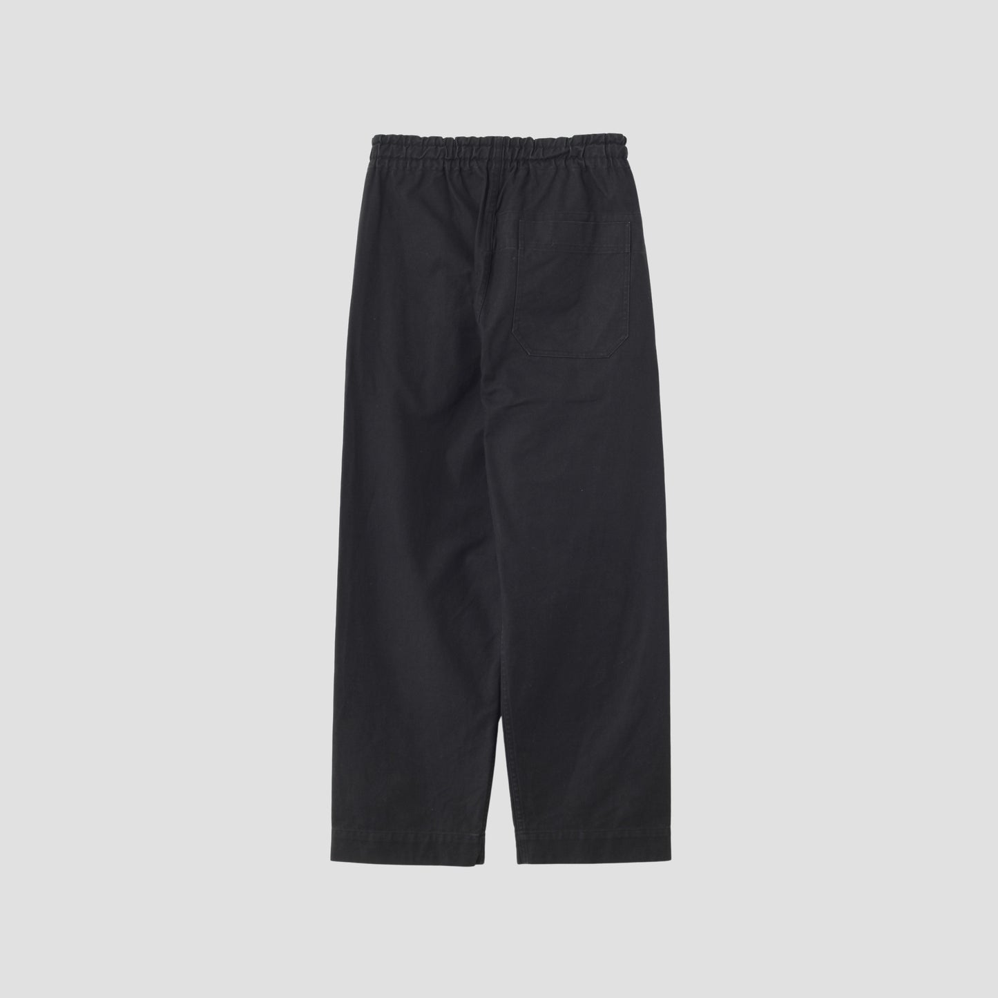 ORGANIC COTTON GABARDINE TROUSERS